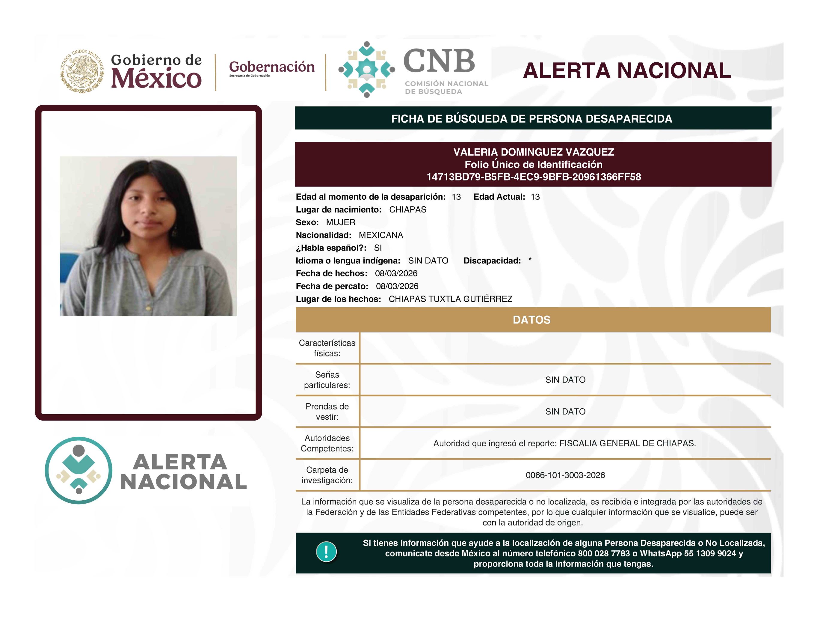 VALERIA DOMINGUEZ VAZQUEZ